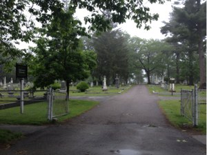 Woodland cemetery
